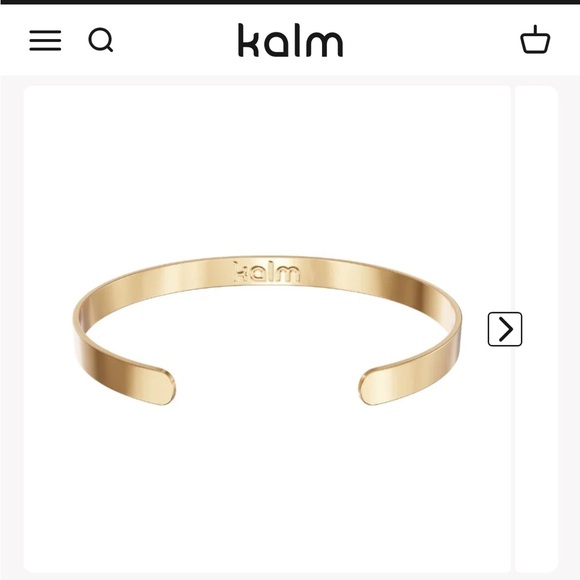 Kalm Bracelet Your Natural Menopause Solution gold magnets bangle - Picture 7 of 10